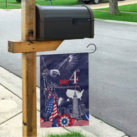 United States Independence Day Garden Flag Freedom 4th Of July Navy Version LT05 - Wonder Print Shop
