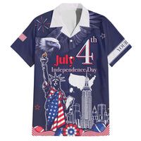 Personalised United States Independence Day Hawaiian Shirt Freedom 4th Of July Navy Version LT05 - Wonder Print Shop