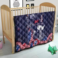 United States Independence Day Quilt Freedom 4th Of July Navy Version LT05 - Wonder Print Shop