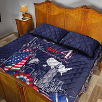 United States Independence Day Quilt Bed Set Freedom 4th Of July Navy Version LT05 - Wonder Print Shop