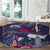 United States Independence Day Round Carpet Freedom 4th Of July Navy Version