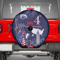 United States Independence Day Spare Tire Cover Freedom 4th Of July Navy Version LT05 - Wonder Print Shop