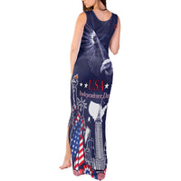 United States Independence Day Tank Maxi Dress Freedom 4th Of July Navy Version LT05 - Wonder Print Shop