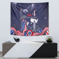 United States Independence Day Tapestry Freedom 4th Of July Navy Version LT05 - Wonder Print Shop