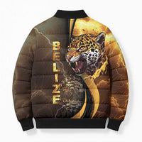 Belize Emancipation Day Bomber Puffer Jacket A Nation Proud And Free - Wonder Print Shop