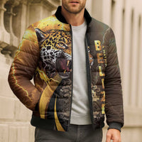 Belize Emancipation Day Bomber Puffer Jacket A Nation Proud And Free - Wonder Print Shop