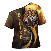 Belize Emancipation Day Cross Shoulder Shirt A Nation Proud And Free - Wonder Print Shop