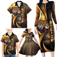 Belize Emancipation Day Family Matching Long Sleeve Bodycon Dress and Hawaiian Shirt A Nation Proud And Free - Wonder Print Shop