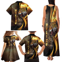 Belize Emancipation Day Family Matching Tank Maxi Dress and Hawaiian Shirt A Nation Proud And Free - Wonder Print Shop