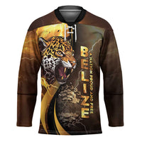 Belize Emancipation Day Hockey Jersey A Nation Proud And Free - Wonder Print Shop