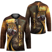 Belize Emancipation Day Hockey Jersey A Nation Proud And Free - Wonder Print Shop