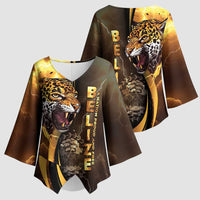 Belize Emancipation Day Kimono Sleeve Blouse A Nation Proud And Free - Wonder Print Shop