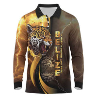 Belize Emancipation Day Long Sleeve Polo Shirt A Nation Proud And Free - Wonder Print Shop