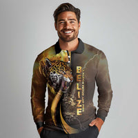 Belize Emancipation Day Long Sleeve Polo Shirt A Nation Proud And Free - Wonder Print Shop