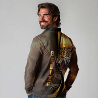 Belize Emancipation Day Long Sleeve Polo Shirt A Nation Proud And Free - Wonder Print Shop