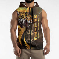 Belize Emancipation Day Sleeveless Zip Hoodie A Nation Proud And Free - Wonder Print Shop