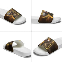 Belize Emancipation Day Slide Sandals A Nation Proud And Free - Wonder Print Shop
