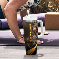 Belize Emancipation Day Tumbler With Handle A Nation Proud And Free - Wonder Print Shop