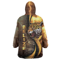 Belize Emancipation Day Wearable Blanket Hoodie A Nation Proud And Free - Wonder Print Shop