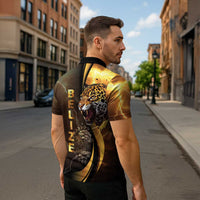 Belize Emancipation Day Zipper Polo Shirt A Nation Proud And Free - Wonder Print Shop