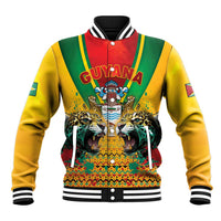 Guyana Emancipation Day Baseball Jacket Guyanese And Pride - Wonder Print Shop
