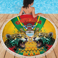 Guyana Emancipation Day Beach Blanket Guyanese And Pride - Wonder Print Shop