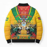 Guyana Emancipation Day Bomber Puffer Jacket Guyanese And Pride - Wonder Print Shop