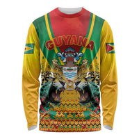 Guyana Emancipation Day Long Sleeve Shirt Guyanese And Pride - Wonder Print Shop
