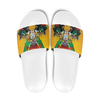 Guyana Emancipation Day Slide Sandals Guyanese And Pride - Wonder Print Shop