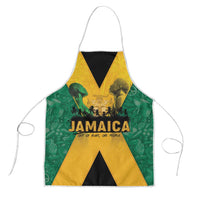 Jamaica Emancipation Day Apron Wi Likkle But Wi Tallawah - Wonder Print Shop