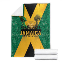 Jamaica Emancipation Day Blanket Wi Likkle But Wi Tallawah - Wonder Print Shop
