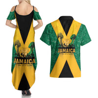 Jamaica Emancipation Day Couples Matching Summer Maxi Dress and Hawaiian Shirt Wi Likkle But Wi Tallawah - Wonder Print Shop