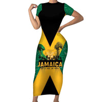 Jamaica Emancipation Day Family Matching Short Sleeve Bodycon Dress and Hawaiian Shirt Wi Likkle But Wi Tallawah - Wonder Print Shop