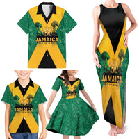 Jamaica Emancipation Day Family Matching Tank Maxi Dress and Hawaiian Shirt Wi Likkle But Wi Tallawah - Wonder Print Shop