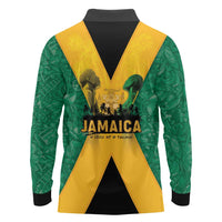 Jamaica Emancipation Day Long Sleeve Polo Shirt Wi Likkle But Wi Tallawah - Wonder Print Shop