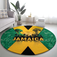 Jamaica Emancipation Day Round Carpet Wi Likkle But Wi Tallawah - Wonder Print Shop