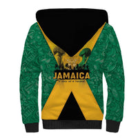 Jamaica Emancipation Day Sherpa Hoodie Wi Likkle But Wi Tallawah - Wonder Print Shop