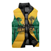 Jamaica Emancipation Day Sleeveless Puffer Jacket Wi Likkle But Wi Tallawah - Wonder Print Shop