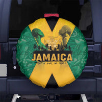 Jamaica Emancipation Day Spare Tire Cover Wi Likkle But Wi Tallawah - Wonder Print Shop