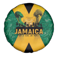 Jamaica Emancipation Day Spare Tire Cover Wi Likkle But Wi Tallawah - Wonder Print Shop