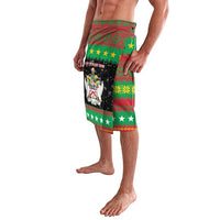 Saint Kitts And Nevis Christmas Lavalava Coat Of Arms Xmas Vibe - Wonder Print Shop