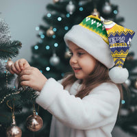Saint Vincent And The Grenadines Christmas Santa Hat Santa Vincent Parrot With Coat Of Arms - Wonder Print Shop