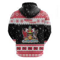 Trinidad And Tobago Christmas Hoodie Funny Santa Riding Scarlet Ibis - Wonder Print Shop