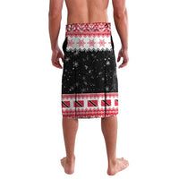 Trinidad And Tobago Christmas Lavalava Funny Santa Riding Scarlet Ibis - Wonder Print Shop