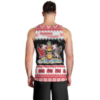 Trinidad And Tobago Christmas Men Tank Top Funny Santa Riding Scarlet Ibis - Wonder Print Shop