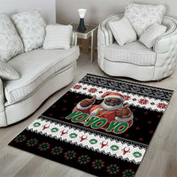 South Africa Christmas Area Rug Hip Hop Santa Claus LT05 - Wonder Print Shop
