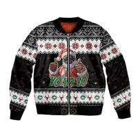 South Africa Christmas Bomber Jacket Hip Hop Santa Claus LT05 - Wonder Print Shop