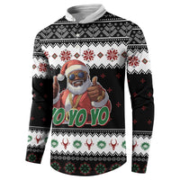 South Africa Christmas Button Sweatshirt Hip Hop Santa Claus LT05 - Wonder Print Shop