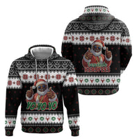 South Africa Christmas Hoodie Hip Hop Santa Claus LT05 - Wonder Print Shop