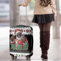 South Africa Christmas Luggage Cover Hip Hop Santa Claus LT05 - Wonder Print Shop